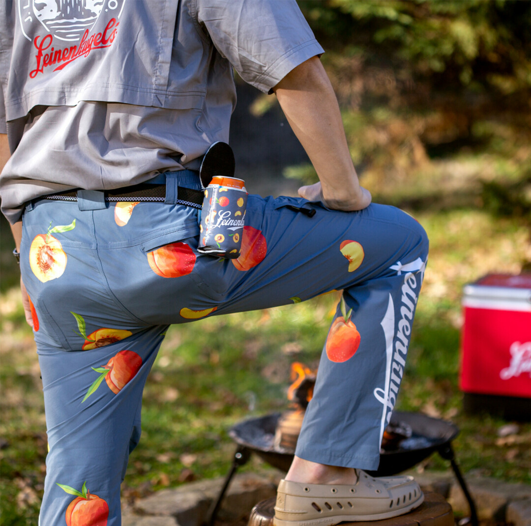 FEELIN' PEACHY. Not only is Leinenkugel's launching Juicy Peach nationwide ahead of National Beer Day, but it's launching a particularly juicy new clothing item too. (Submitted photos)