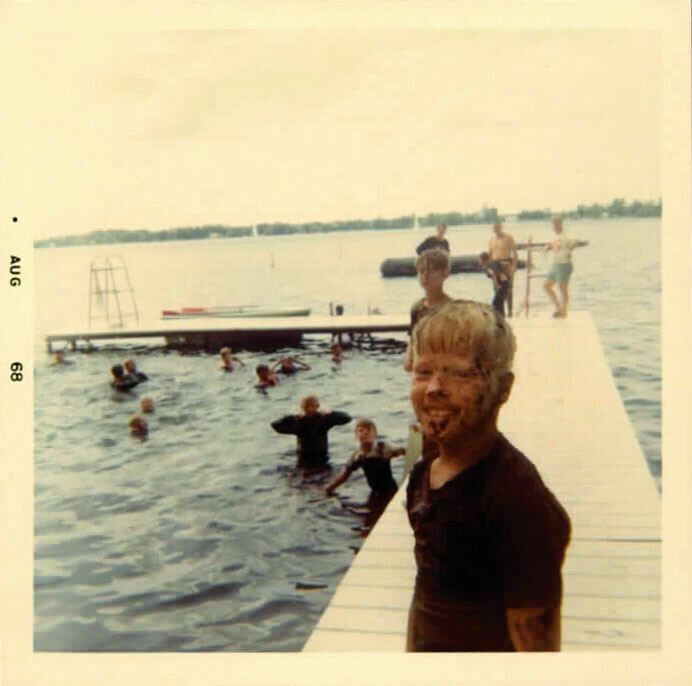 Camp Manitou Mud Hike Lake Swimming 1968
