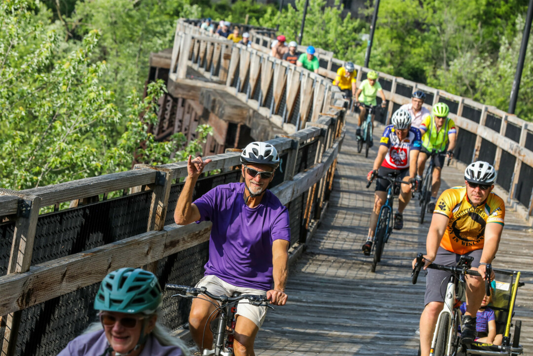 BEERS & BIKES! The inaugural 'Here to Beer!' event will take folks to Leinie Lodge and Brewing Projekt to enjoy some brews while enjoying the outdoors on their bikes, all while fundraising for community org, CORBA.