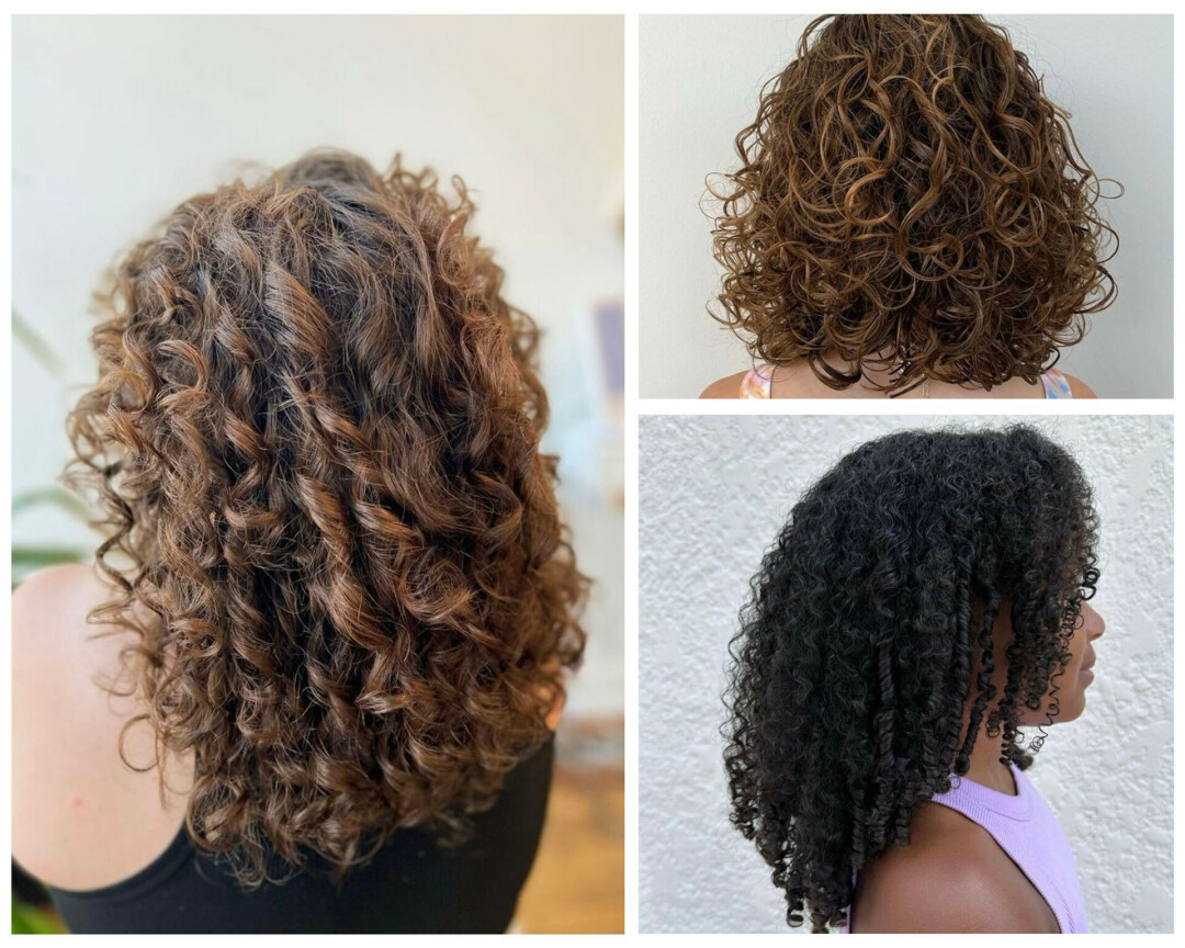 CURLY CUTIES. Here's a list of some of the best places to get your curly hair cut and colored in the Chippewa Valley. (Left photo via Ver Salon Instagram, top right via Urban Style Instagram, bottom right via 