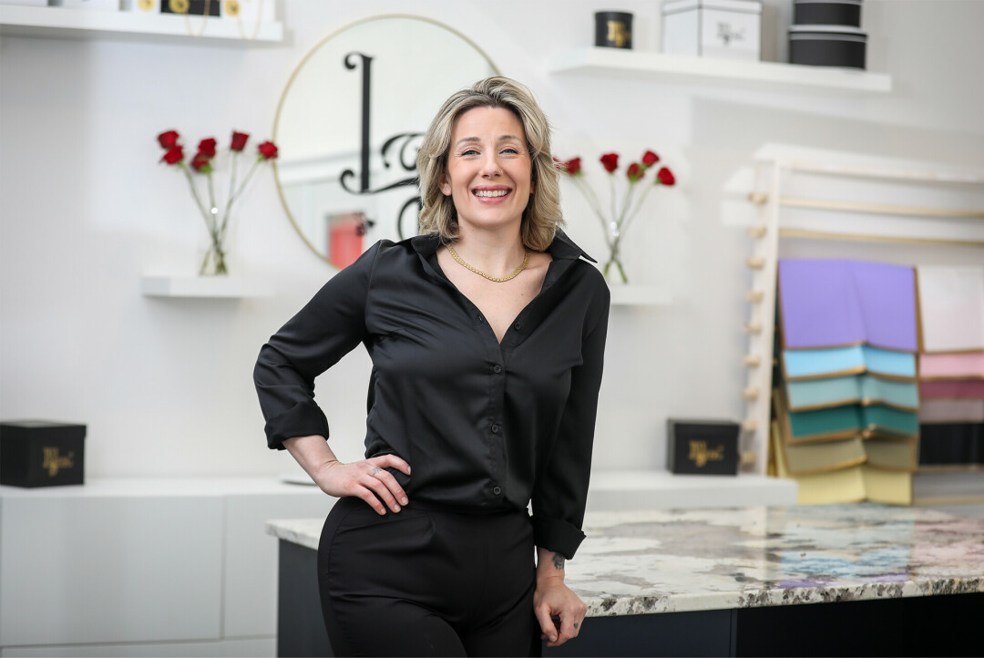 TREAT YOURSELF. Entrepreneur Jenn Linnville will host the grand opening of Lily Beez on May 10, the new specialty shop offering luxury florals, cigars, chocolates, candles, and more.
